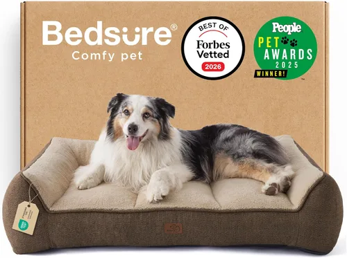 Vista 20 de Bedsure XL Cama ortopédica para perros de tamaño grande - Sofá de cama para mascotas extra grande y cómodo con funda impermeable y lavable, sofá