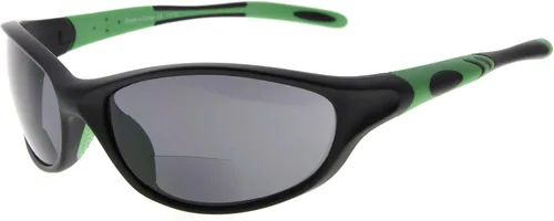 Vista 14 de Eyekepper TR90 Marco Bifocal Deportes Gafas de sol Béisbol Correr Pesca Conducción Golf Softbol Senderismo Lectores de sol
