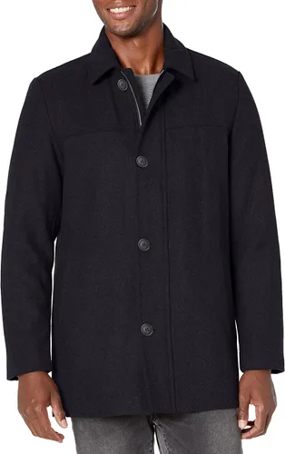 Vista 9 de Dockers Abrigo Weston de mezcla de lana con bufanda para hombre (regular y grande y alto)