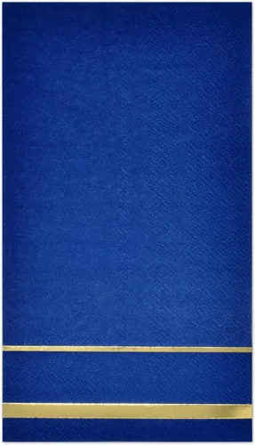 Vista 7 de Gift Boutique Paquete de 100 Servilletas de Invitados Negras con Ribete Dorado y Forro Desechables de Papel Elegante Servilleta de Mano para Cena