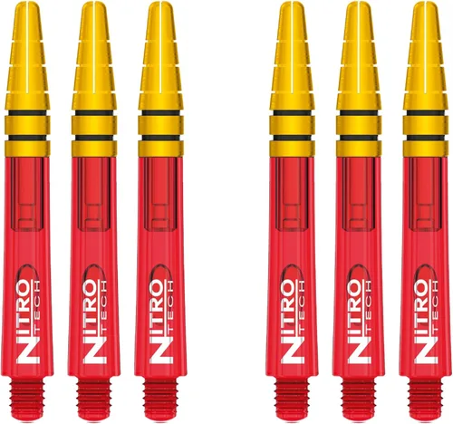 Vista 5 de RED DRAGON Nitrotech - Tallos de dardos intermedios - 2 juegos por paquete (6 tallos en total)