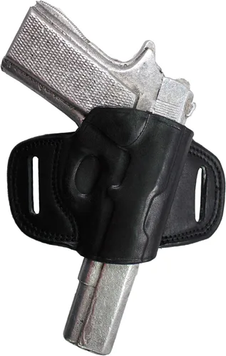Vista 28 de YT HOBBY Funda para pistola de cuero hecha a mano con deslizamiento rápido en la cintura OWB