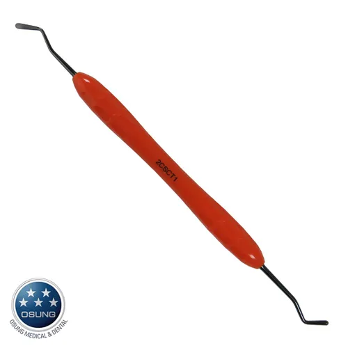 Vista 2 de OSUNG Instrumento compuesto dental, mango de agarre suave, 2CSCT1, 2 piezas
