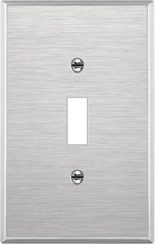 Vista 15 de ENERLITES Placa de pared metálica para interruptor de luz de palanca, cubierta de interruptor de acero inoxidable, resistente a la corrosión