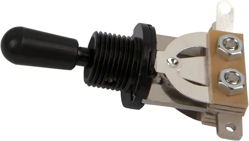Vista 5 de 3 piezas Yootones de 3 vías de guitarra recta corta interruptor de palanca selector compatible con SG Epiphone Les Paul guitarra eléctrica (negro)