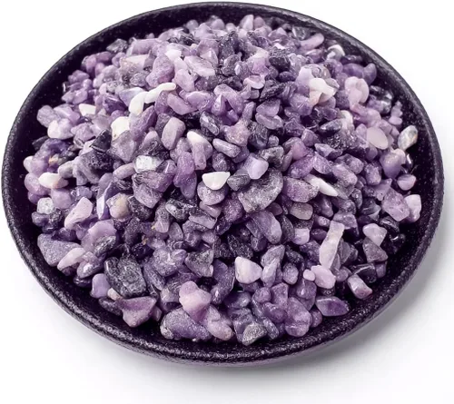 Vista 33 de Chips de Cristal de Amazonita Pulida 200 Piezas - 0.3" 10 oz Chips de Piedra Pulida Chips de Piedras de Vidrio Marino Triturado Piedras de Cristal