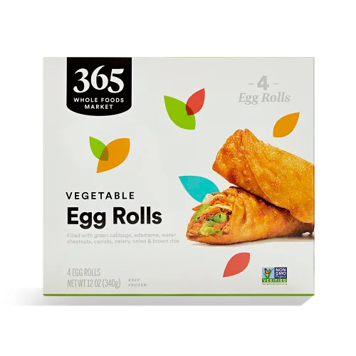 365 by Whole Foods Market, rollos de huevos vegetales, 4 unidades, (congelado)