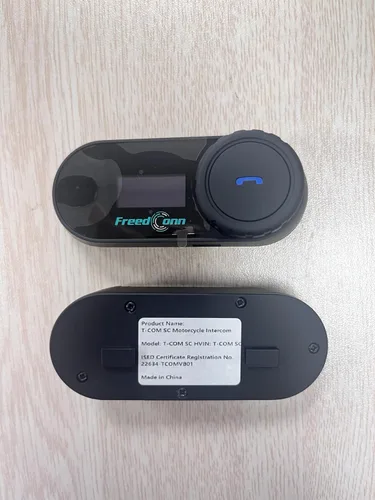 Vista 8 de FreedConn - Sistema de comunicación para casco de motocicleta, intercomunicador Bluetooth TCOM-SC, 2 unidades, kit de comunicación de 2 vías 2,624.7