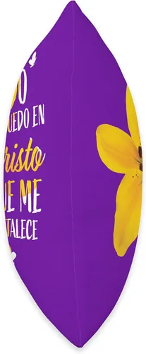 Vista 2 de Regalos cristianos españoles para mujeres, mamá, esposa, filipenses, 4:13, almohada de tiro
