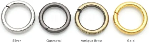 Vista 3 de CRAFTMEMORE Anillos de salto abiertos, conectores de anillos divididos para bricolaje, búsqueda de joyas, fabricación de accesorios de manualidades