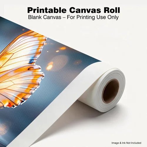 Vista 2 de Rollo de lona mate de poliéster de alta calidad, impresora de inyección de tinta de gran formato impermeable, secado rápido, compatible con Epson 1