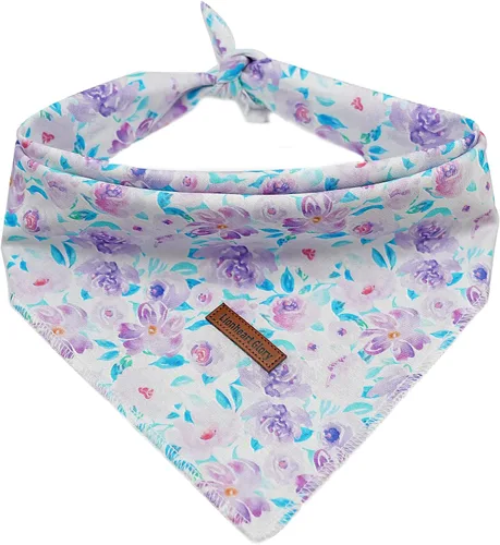 Vista 37 de Lionheart glory Bandana de Halloween para perros 1 paquete Bufanda suave lavable para perros, pañuelo cuadrado ajustable para perros pequeños