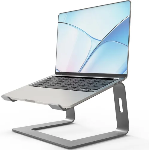 Orionstar Soporte para Laptop Portátil de Aluminio Elevador de Laptop Compatible con Mac MacBook Air Pro de 10 a 15.6 Pulgadas Computadora Portátil,