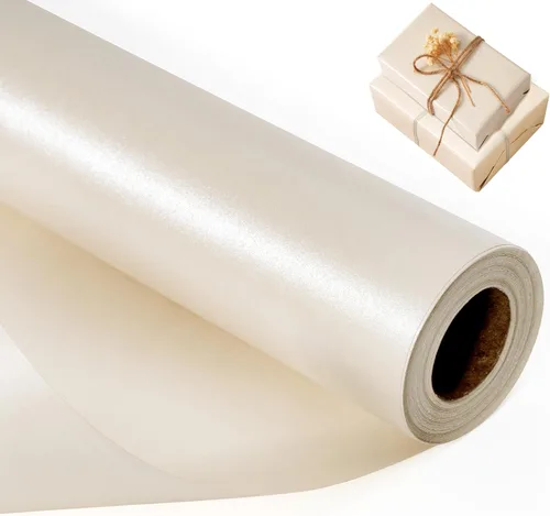 Vista 9 de Juertime - Papel de regalo mate azul marino - Papel de regalo reversible perlado-lustre perfecto para bodas, San Valentín, cumpleaños, Navidad, día