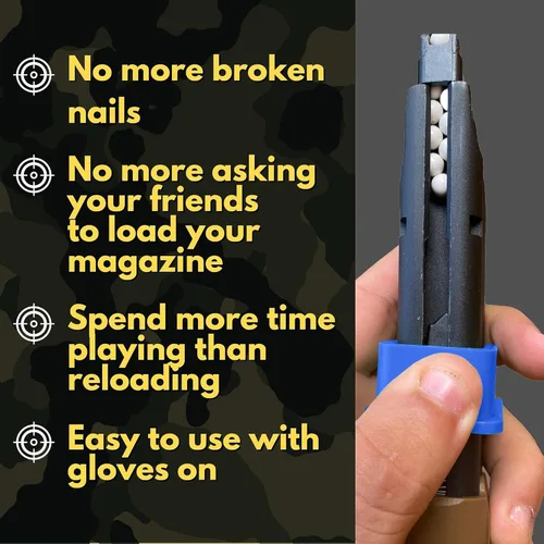 Vista 3 de Cargador de velocidad Airsoft para cargadores de pistola Recarga rápida y fácil