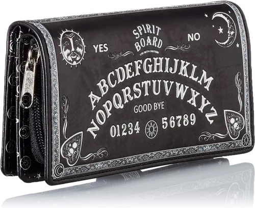 Vista 2 de Nemesis Now Classic Spirit Board - Bolso con relieve para hombre 75in negro poliuretano 73in