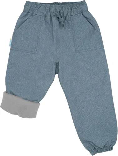 JAN & JUL Pantalones de lluvia y nieve impermeables para niños, forrados con forro polar