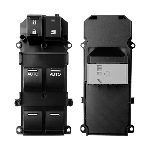 Vista 7 de Interruptor maestro de ventana eléctrica del lado del conductor con botón automático doble Compatible con Honda Accord EX EXL 2.4L 3.5L 2008-2012