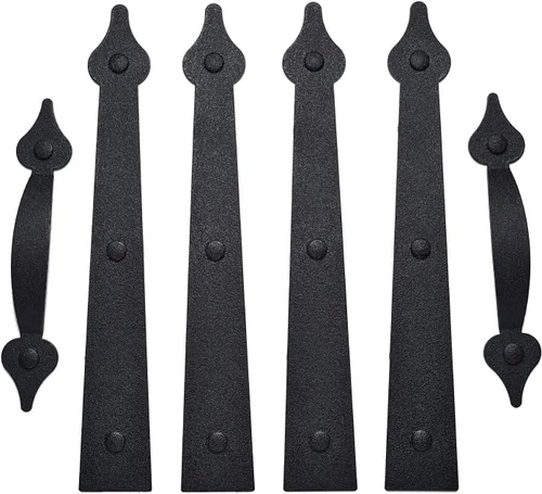 Kit de manijas decorativas magnéticas para puerta de garaje, accesorios de carro, bisagras de imitación, decoración de atractivo, paquete de 1,