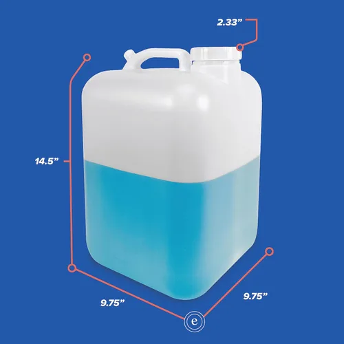 Vista 2 de ePackage Supply Premium Hedpak de 5 galones: HDPE duradero, plástico sin BPA, solución de almacenamiento de líquidos reutilizable para agua y más
