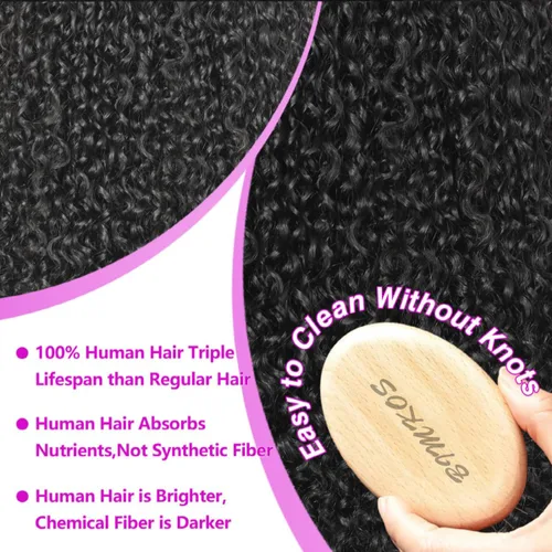 Vista 6 de Aomllute 13x4 Pelucas de encaje frontal de onda profunda de cabello humano, pre-sacada, densidad de 200, pelucas de encaje frontal transparente HD