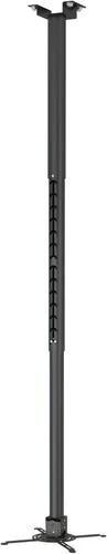 Vista 7 de Soporte para proyector, altura ajustable de 55 a 79 pulgadas, soporte de techo universal de movimiento completo, peso máximo de 22 libras y brazos