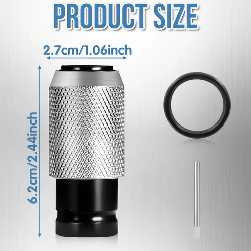 Vista 2 de Adaptador de martillo giratorio con liberación rápida, adaptador de taladro de impacto para convertir taladros eléctricos en martillos eléctricos