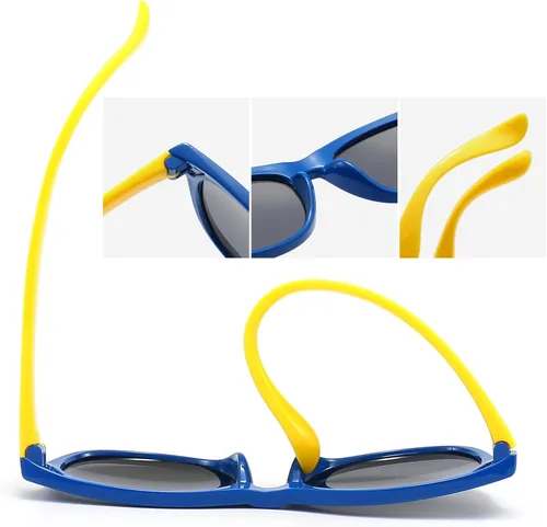 Vista 6 de FANNYGO Paquete de 3 lentes de sol polarizados para niños y niñas