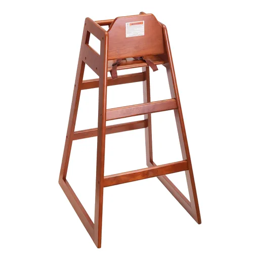 Vista 2 de Stager Direct, asiento listo para montar, silla alta de madera para restaurante, sillas altas para bebés, silla de alimentación duradera