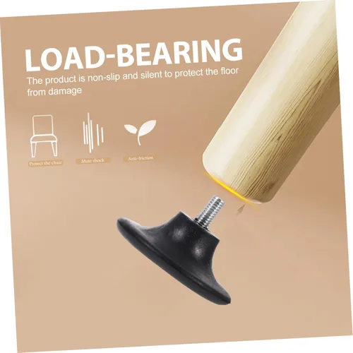 Vista 8 de OSALADI Patas ajustables para gabinetes 1.772 in pies de nivelación extensibles de muebles 0.236 * 0.984 in Pp hierro