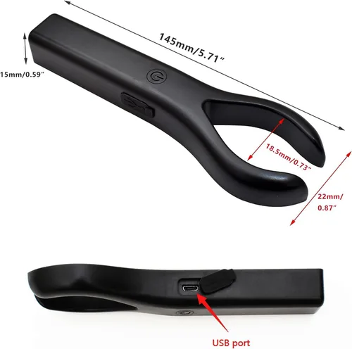 Vista 3 de Visor de venas para flebotomía de acceso IV, localizador iluminador de venas de mano para clínicas de enfermería uso en el hogar