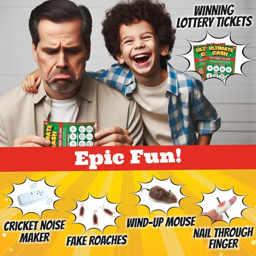 Vista 3 de Kit de broma 20 chistes y bromas prácticas definitivas para niños Caja de juguetes de broma para regalos
