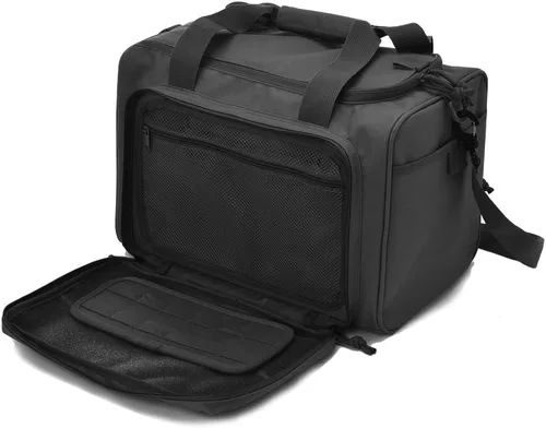 Vista 4 de Bolsa Táctica para Pistola de Campo de Tiro Deluxe, Bolsas de Lona para Pistola de Campo de Tiro