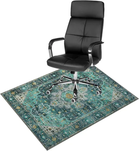 Anidaroel Tapete para silla de 36 x 48 pulgadas para suelo de madera duraazulejos, tapete de silla de escritorio para suelos duros, protector de