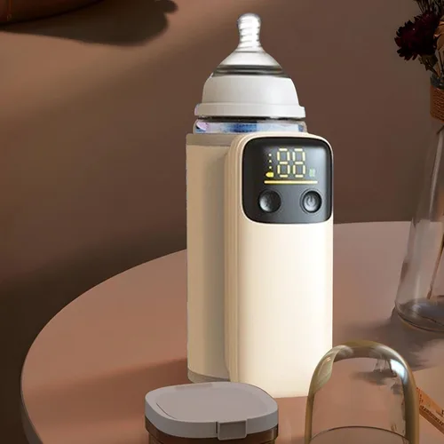 Vista 3 de GOWENIC Calentador de biberones, calentador de biberones rápido con control inteligente de temperatura: se calienta uniformemente, recibe nutrientes