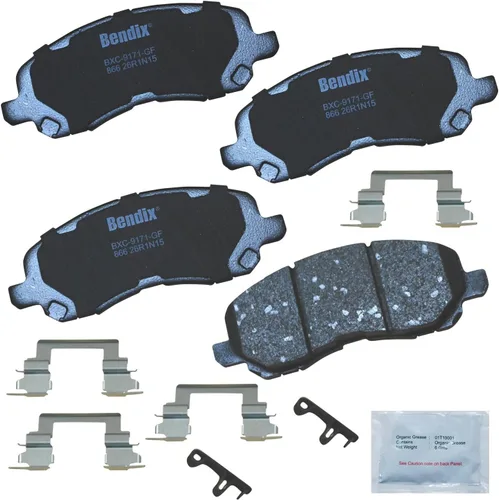 Vista 296 de Bendix Pastillas de freno delanteras de cerámica Priority1 CFC465AK2 para Acura EL 2005-1997, Honda Civic 2011-1996, Insight 2014-2010