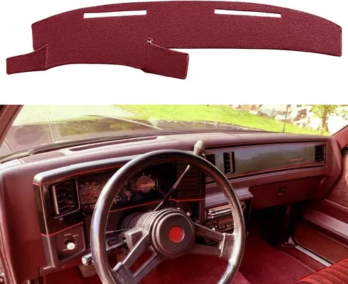 Vista 7 de Funda para salpicadero de ajuste personalizado para Chevy Chevrolet Monte Carlo, El Camino, Malibu/GMC Caballero, protector de alfombrilla para Beige