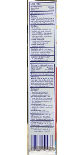 Vista 3 de Aim Cavity Protection - Pasta de dientes anticaries con flúor, gel ultra menta, 6 onzas, paquete de 6