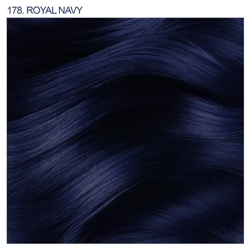 Vista 2 de Adore Tinte semipermanente para el cabello, vegano y sin crueldad, 4 onzas líquidas, 178 Royal Navy (paquete de 2)
