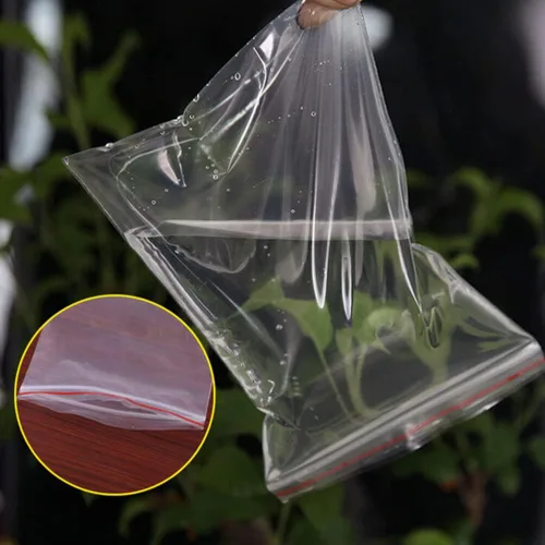 Vista 5 de Lurrose Organiza tu vida: 100 bolsas de sellado reutilizables de 2.0x2.8 in de grosor, bolsas de almacenamiento de plástico con cremallera