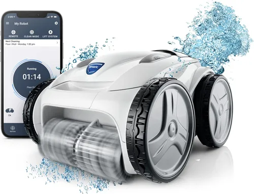 Polaris P965iQ Sport Limpiador Robótico para Piscinas, Aspiradora Automática para Piscinas Enterradas de hasta 60 pies, Aplicación Inteligente,
