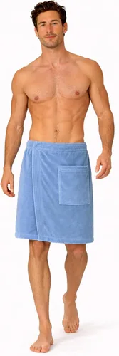 Vista 12 de Toalla ajustable de terciopelo de rizo de algodón turco para hombres (negro, talla única)