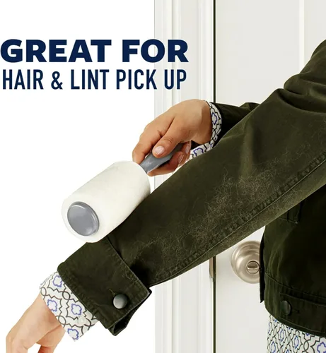 Vista 4 de Scotch-Brite Lint Roller, Works Great On Pet Hair, 2 Rollers, 56 Sheets Per Roller, 112 Sheets Total