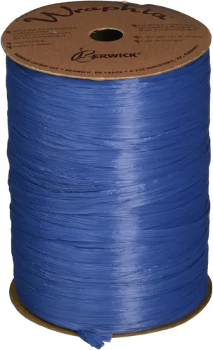Vista 19 de Berwick Offray Cinta de rafia mate de 1/4" de ancho, morado, 100 yardas