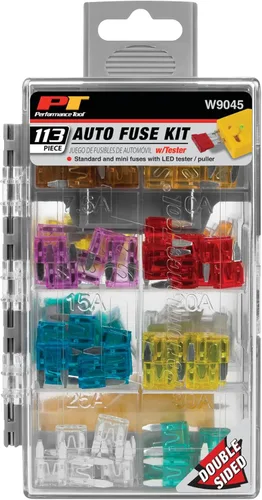 Vista 5 de Performance Tool W9045 113pc kit de fusible automático con probador