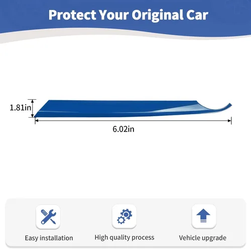 Vista 6 de RT-TCZ para Panel de Cubierta de Adorno del Tablero del Pasajero Camaro Azul para Chevy Camaro 2016-Actual Accesorios de Interior Azul