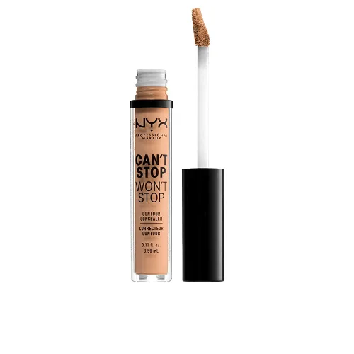 Vista 24 de NYX PROFESSIONAL MAKEUP Can't Stop Won't Stop - Corrector de contorno para maquillaje, 24 horas de cobertura total y acabado mate - Pálido