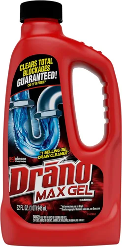 Removedor de obstrucciones 00117-2PK Max(paquete de 2), 32 onzas, Drano , thomaswi, 1, 1