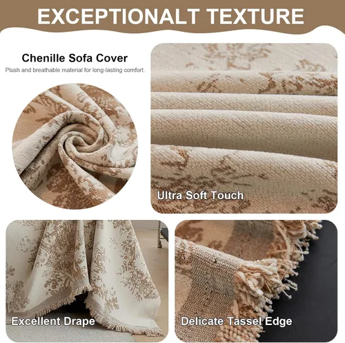 Vista 177 de VClife - Funda para sofá de 3 plazas o en forma de L, antideslizante, lavable, apta para perros, suave, protectora, que no se frisa, negro, 71 x 134