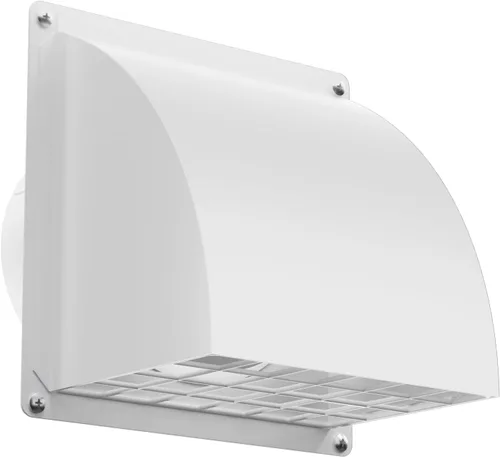 Vista 11 de HG Power - Cubierta de ventilación de secadora de 4 pulgadas en el exterior, cubierta de ventilación exterior de metal con pantalla extraíble y Negro